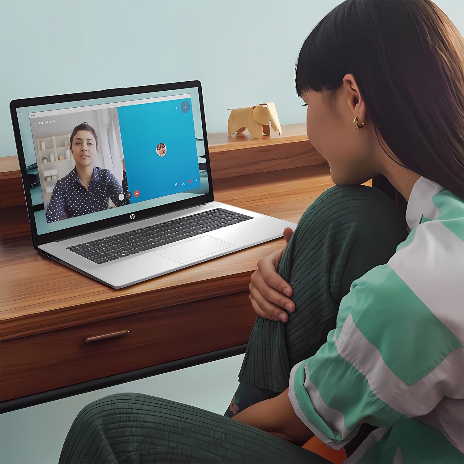 HP 15.6" FHD Touchscreen Business Laptop • 2026 Edition • AMD Ryzen 5 7520U • 8GB LPDDR5 • 256GB PCIe SSD • Copilot AI • Wi-Fi 6 • Numeric Keypad • Windows 11 • w/o Mouse