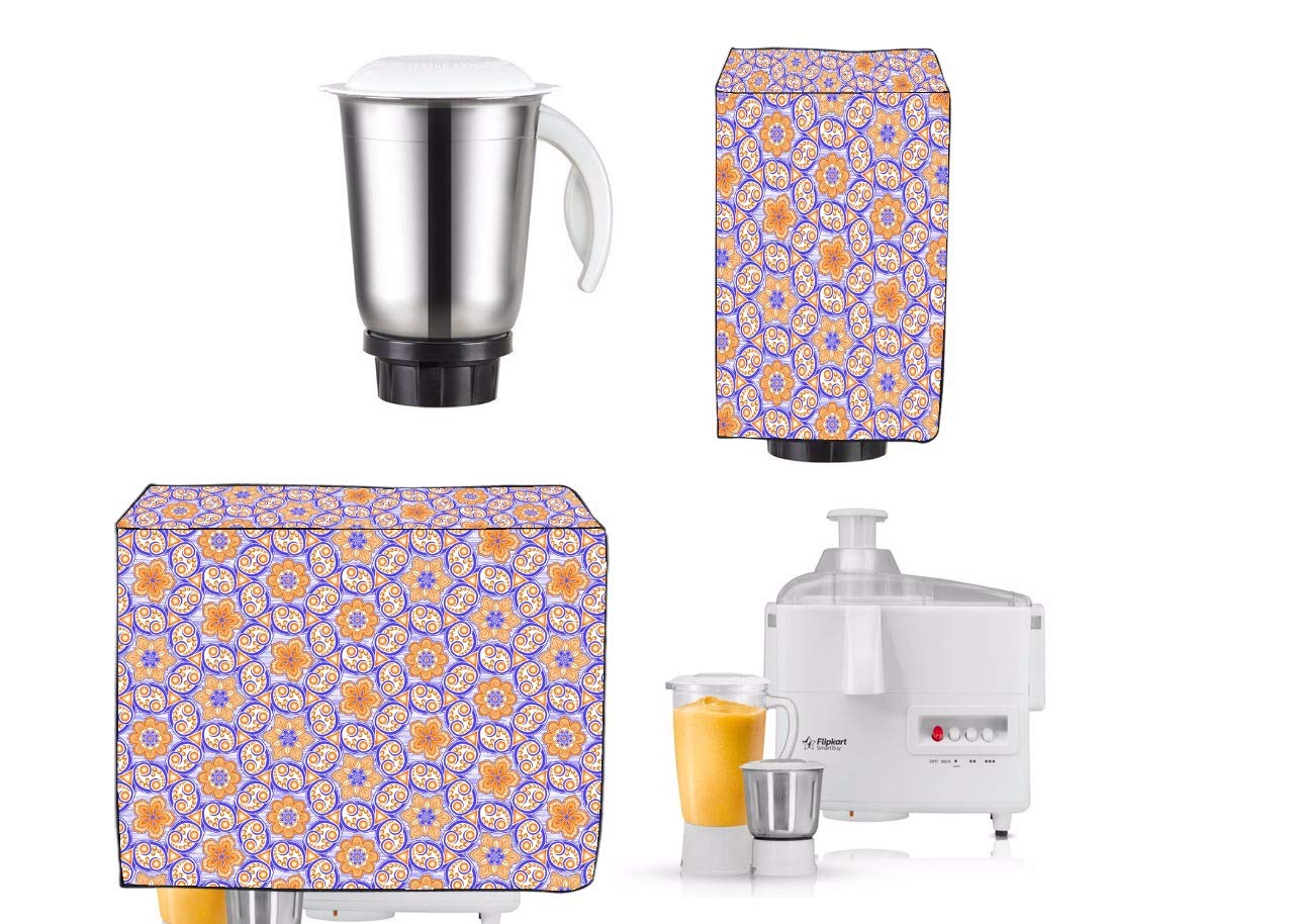 Mixer and Grinder Cover Check Printed Mixer Grinder Full Coverage Cover