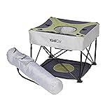 KidCo - GoPod Adjustable Height Travel Activity Seat with Floor Mat, Portable Baby Chair, Baby Activity Center (Pistachio)