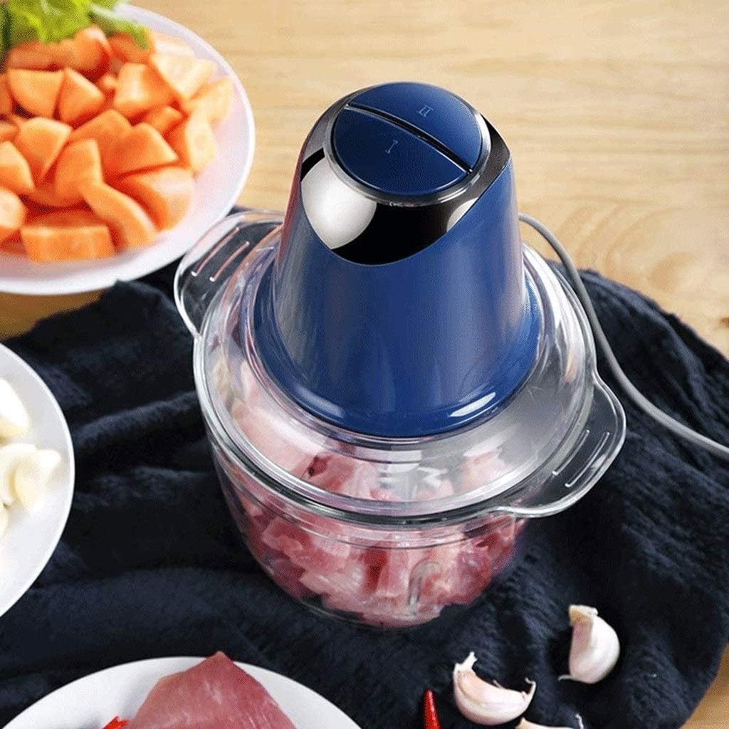 Food Processor, Household Electric Meat Grinder, Stainless Steel Meat Grinder, Meat, Vegetable, Fruit and Nut Grinder (271 * 207 Mm)