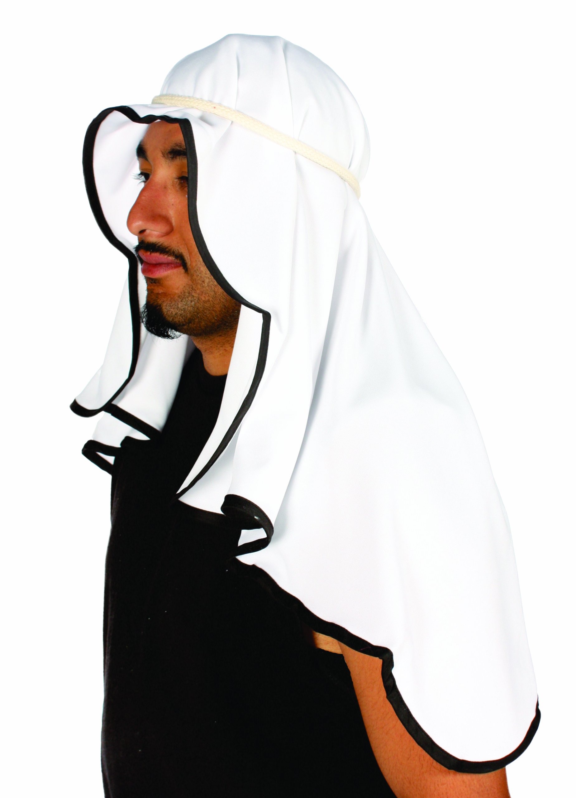 Alexanders CostumesArab Mantle, White, One size