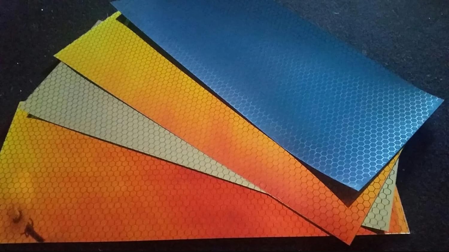 HEX Pattern, Flexible Visors. (Blue) Arts, Crafts & Sewing