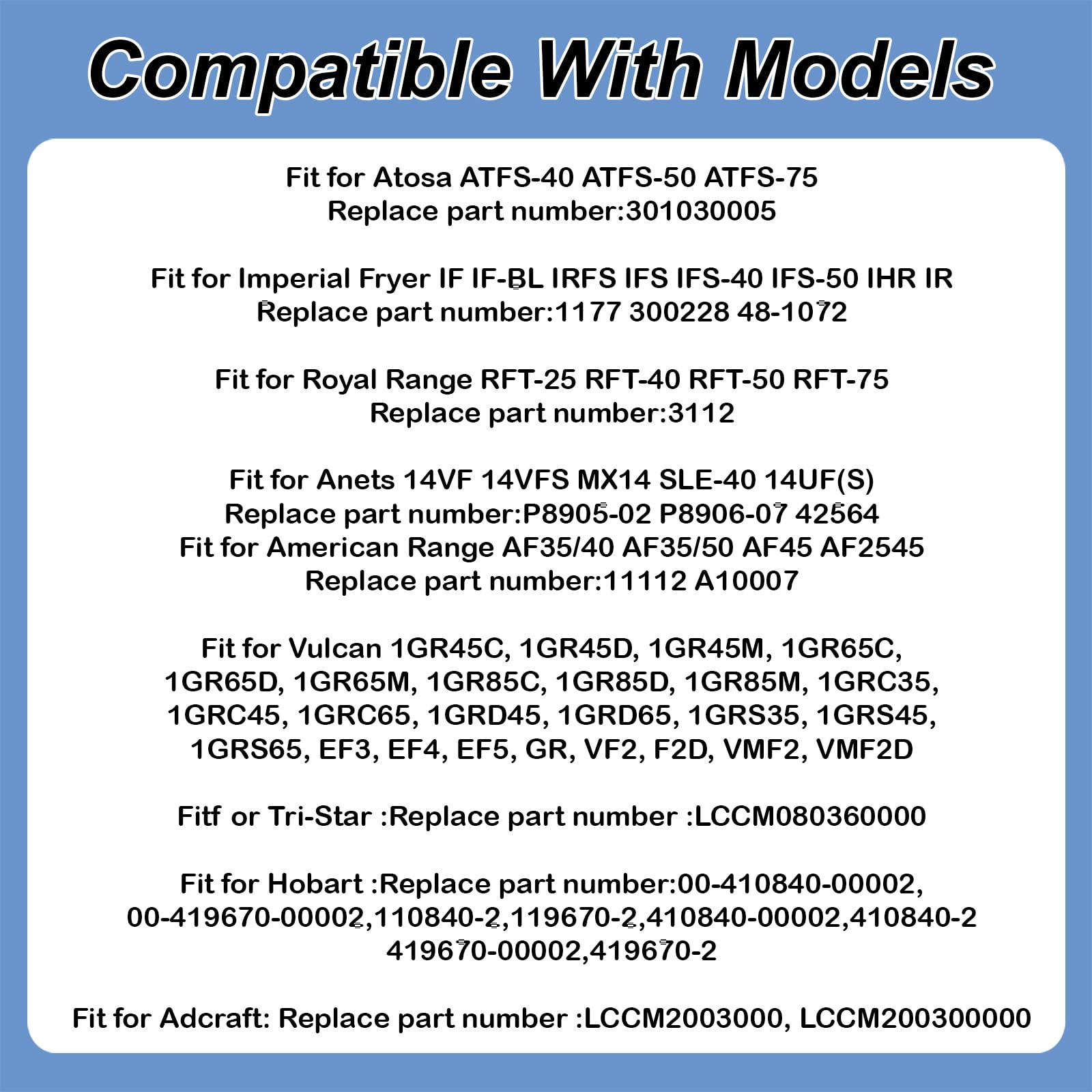 1177 LCCM2003000 - Interruptor de freidora de alto límite compatible con freidora de gas ATOSA 301030005, termostato de límite alto con caja de cosas Mpt de 3/8 pulgadas Hi Limit 232 ℃/232.2 °C