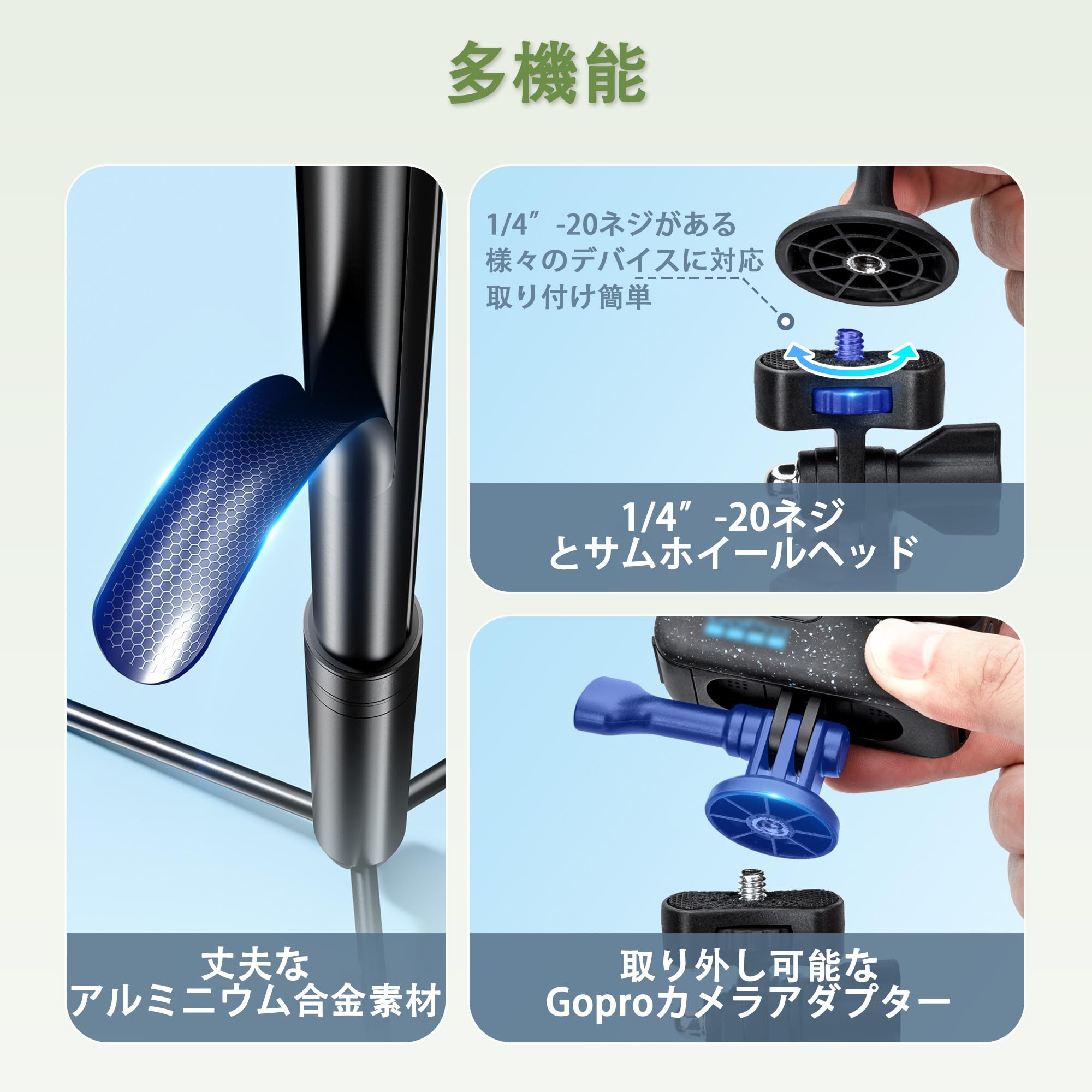 GreatYYT ゴルフ 三脚 & 一脚 スマホスタンド スイング動画撮影 48 GreatYYT ゴルフ 三脚 & 一脚 スマホスタンド スイング動画撮影