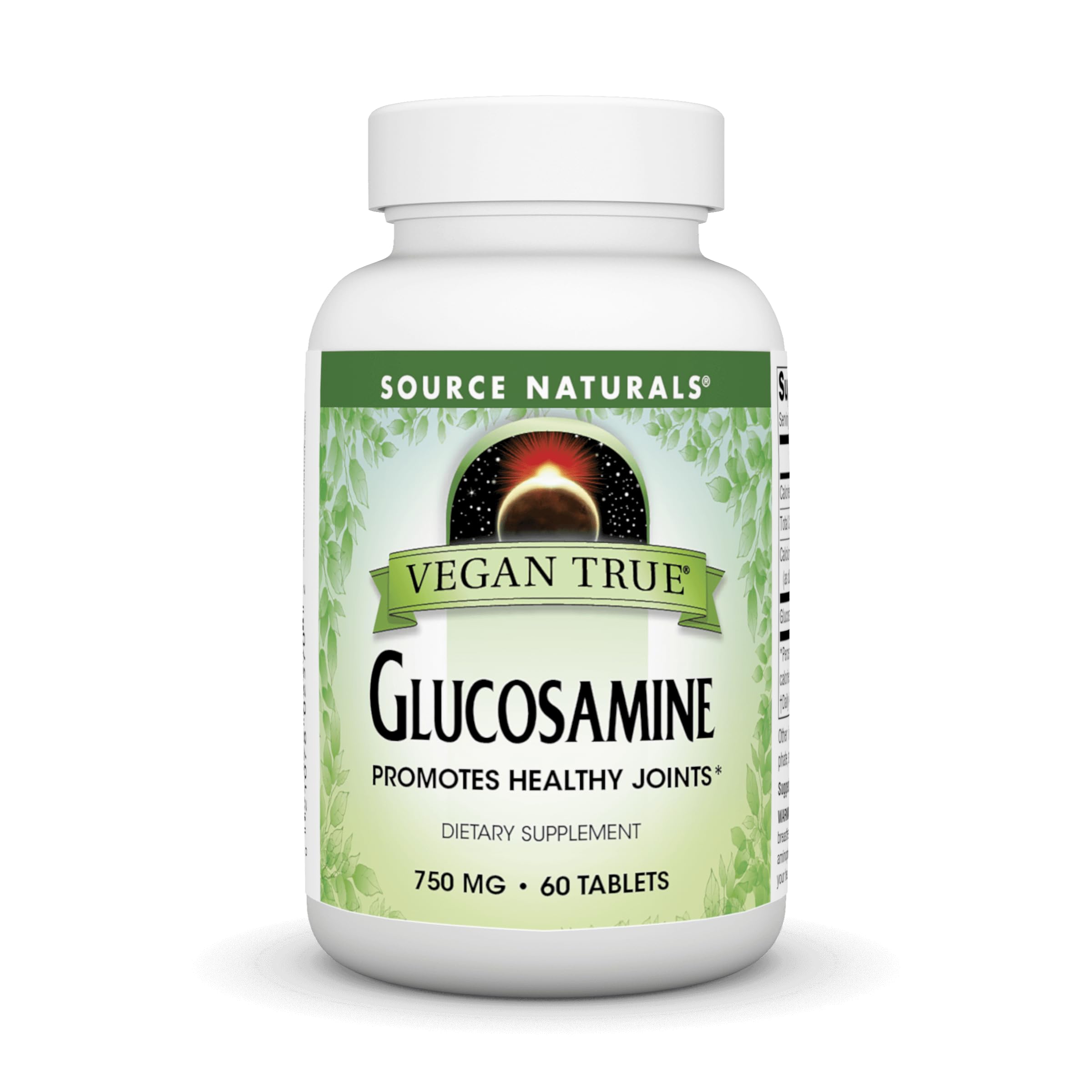 Source Naturals Vegan True Glucosamine,750 mg,60 Tabs-image-21