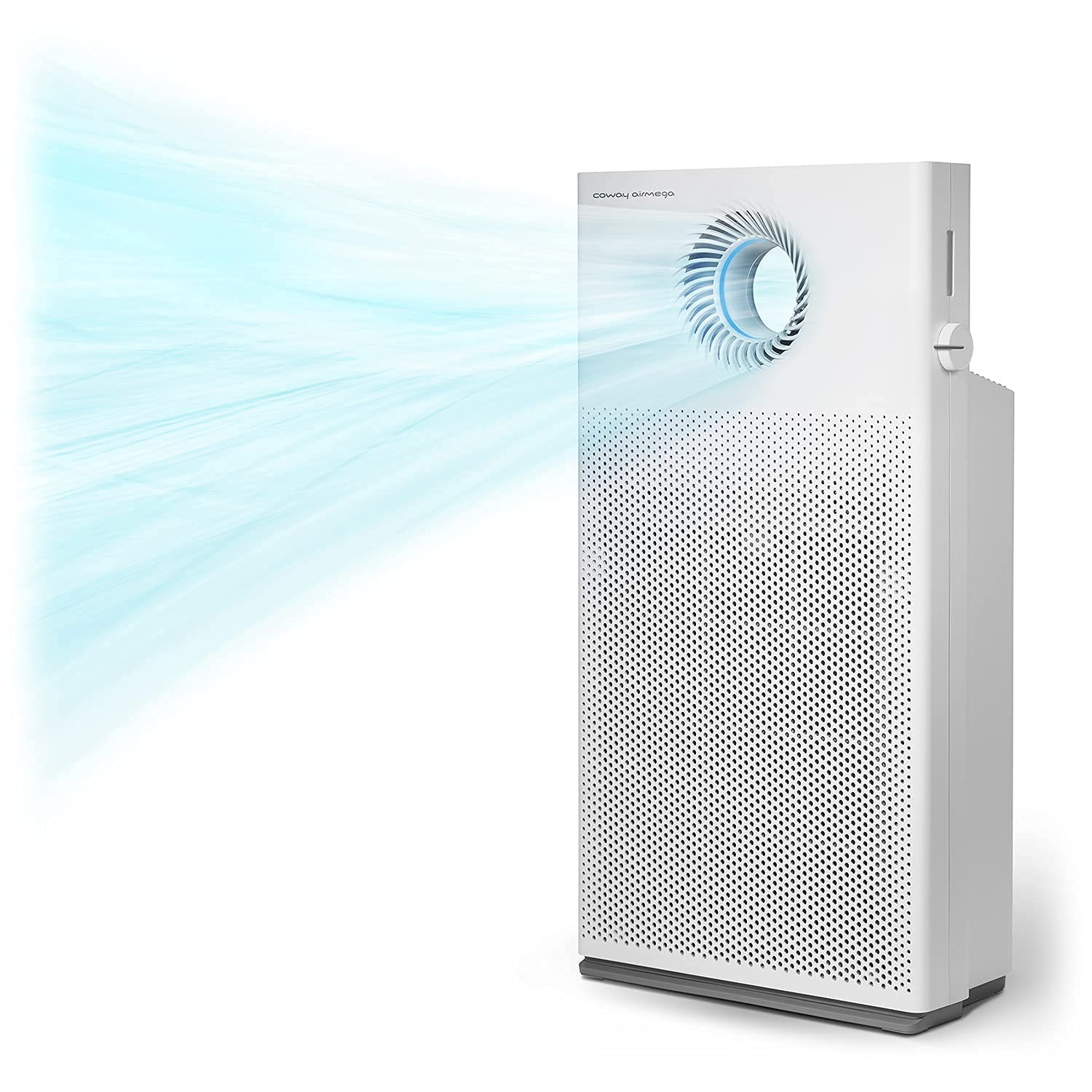 COWAY AIRMEGA Jet Luftreiniger AP-1220B mit GreenHEPA Technologie – Entfernt 99,999 Prozent der Partikel bis zu 0,01 µm*, Viren und Aerosole – ECARF-zertifiziert für Allergiker