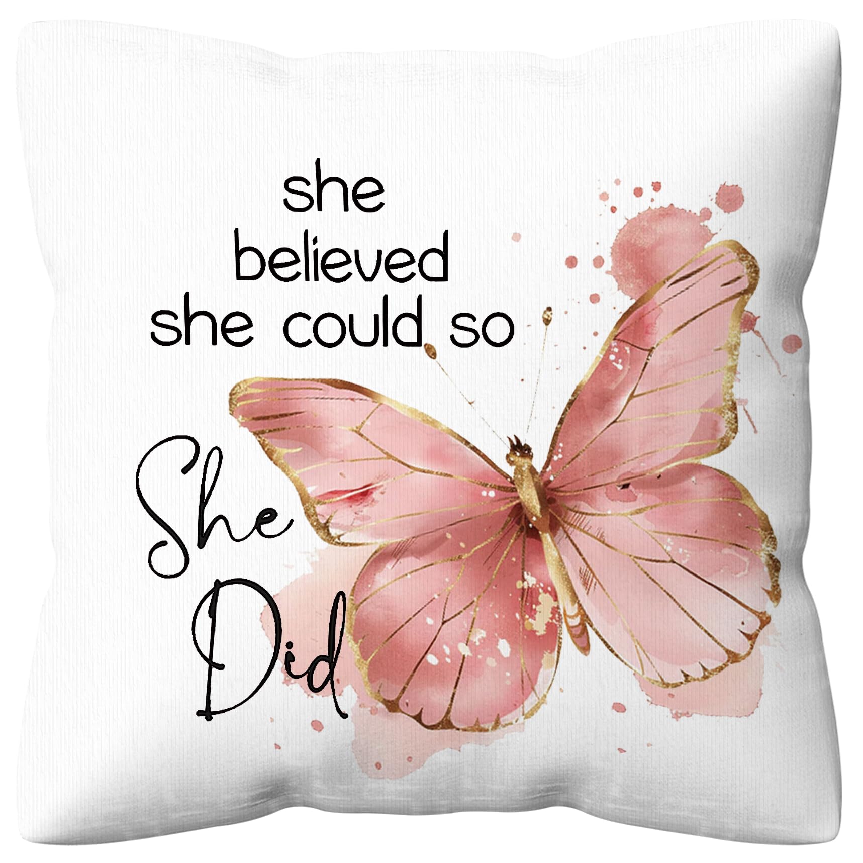 Housse De Coussin Double Face En Peluche, 45,7 X 45,7 Cm