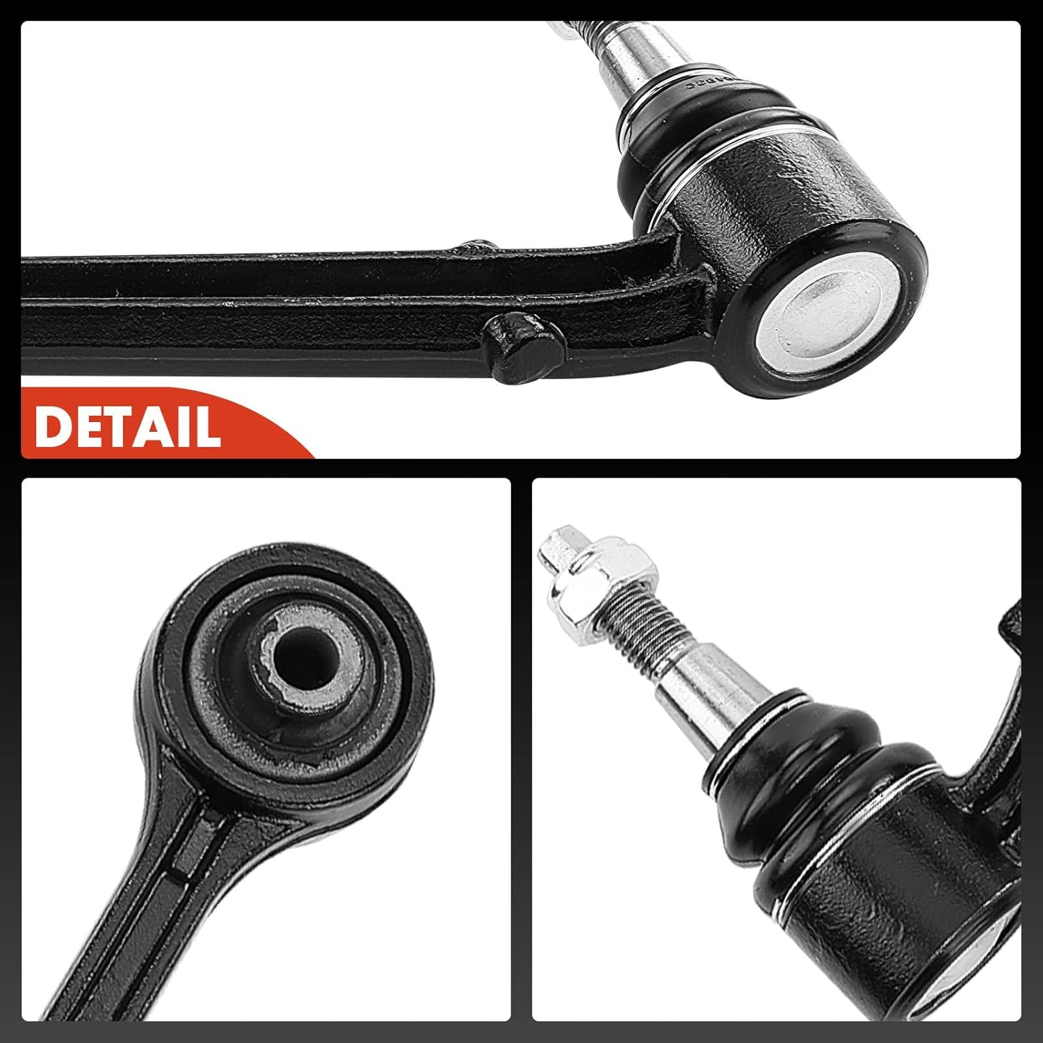 A-Premium 2 x Front Rearward Lower Control Arm, with Ball Joint & Bushing, Compatible with Chevrolet Camaro 2010-2015