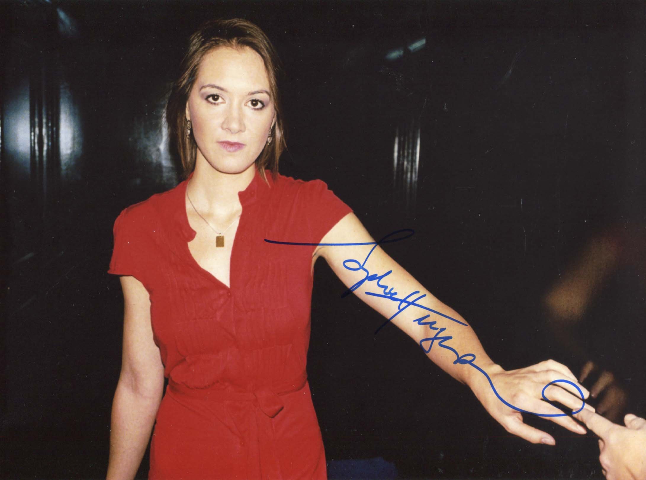 Sophie Hunger TOP autograph, In-Person signed photo