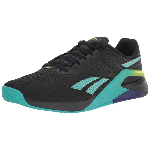 Reebok mens Nano X2 Cross Trainer, Core Black/Pure Grey 8/Reebok Rubber Gum-03, 8 US