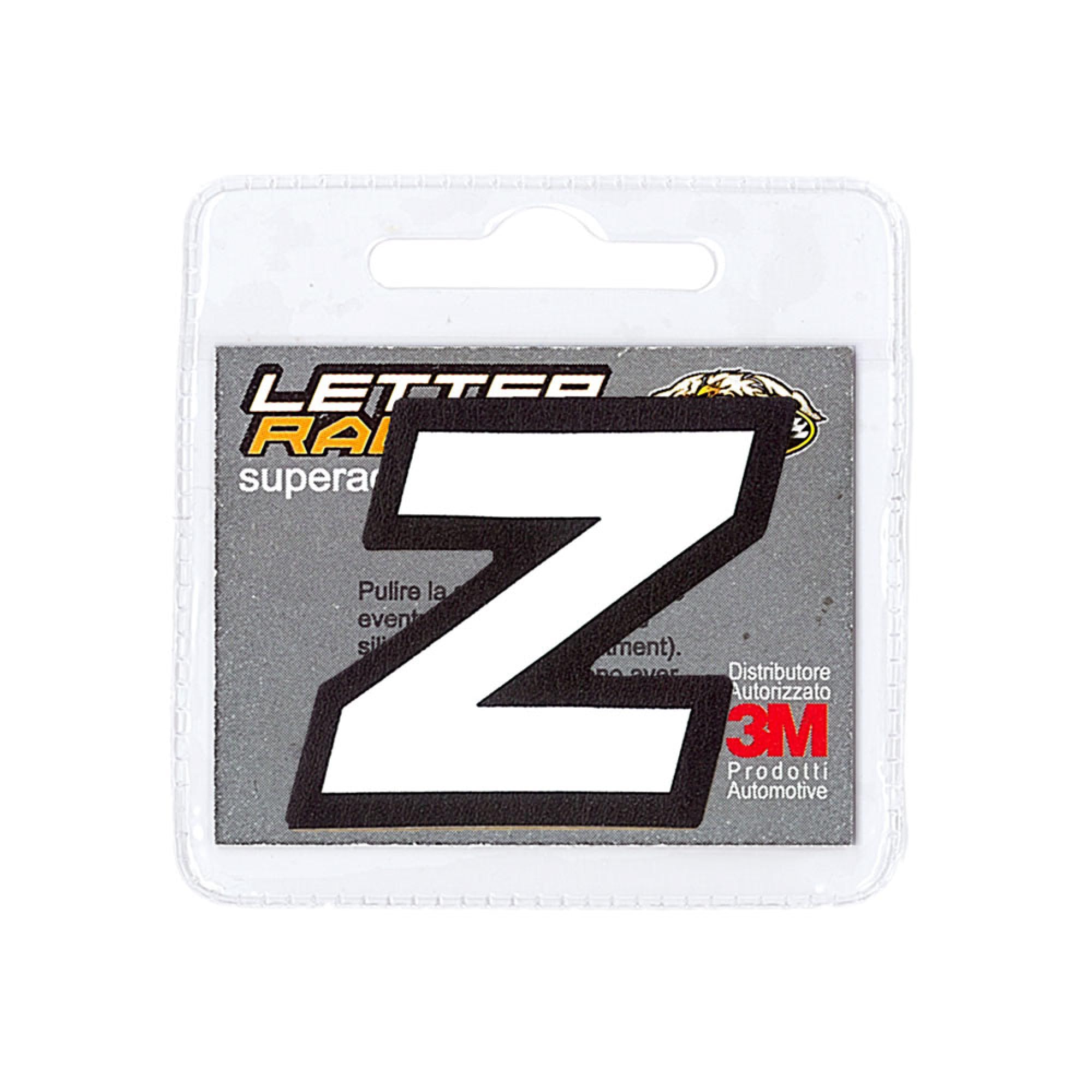 Quattroerre Adhesive Letter Race Z, White