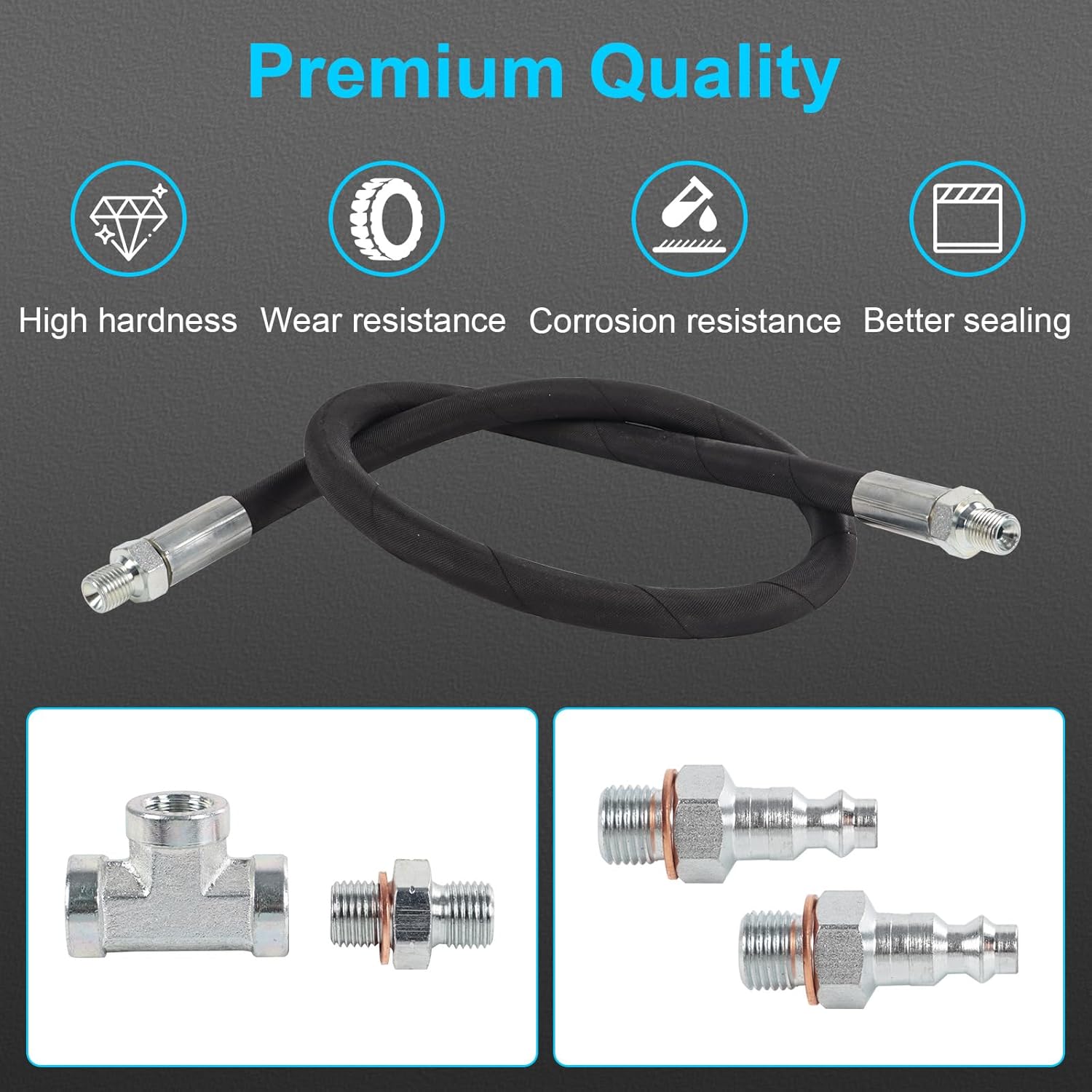 High Pressure Oil System IPR Air Test Tool Special Kit Compatible with Ford 6.0L-7.3L Powerstroke Diesel Includes IPR Valve Air Test Fitting