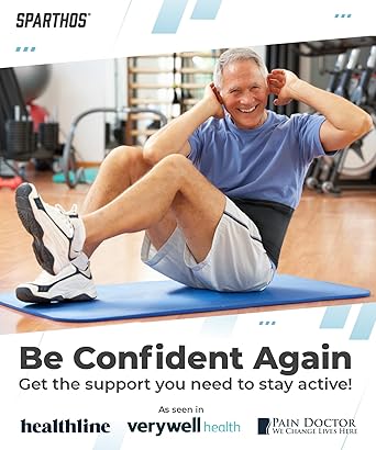 Sparthos Back Brace for Lower Back Pain,Immediate Relief from Sciatica, Herniated Disc, Scoliosis
