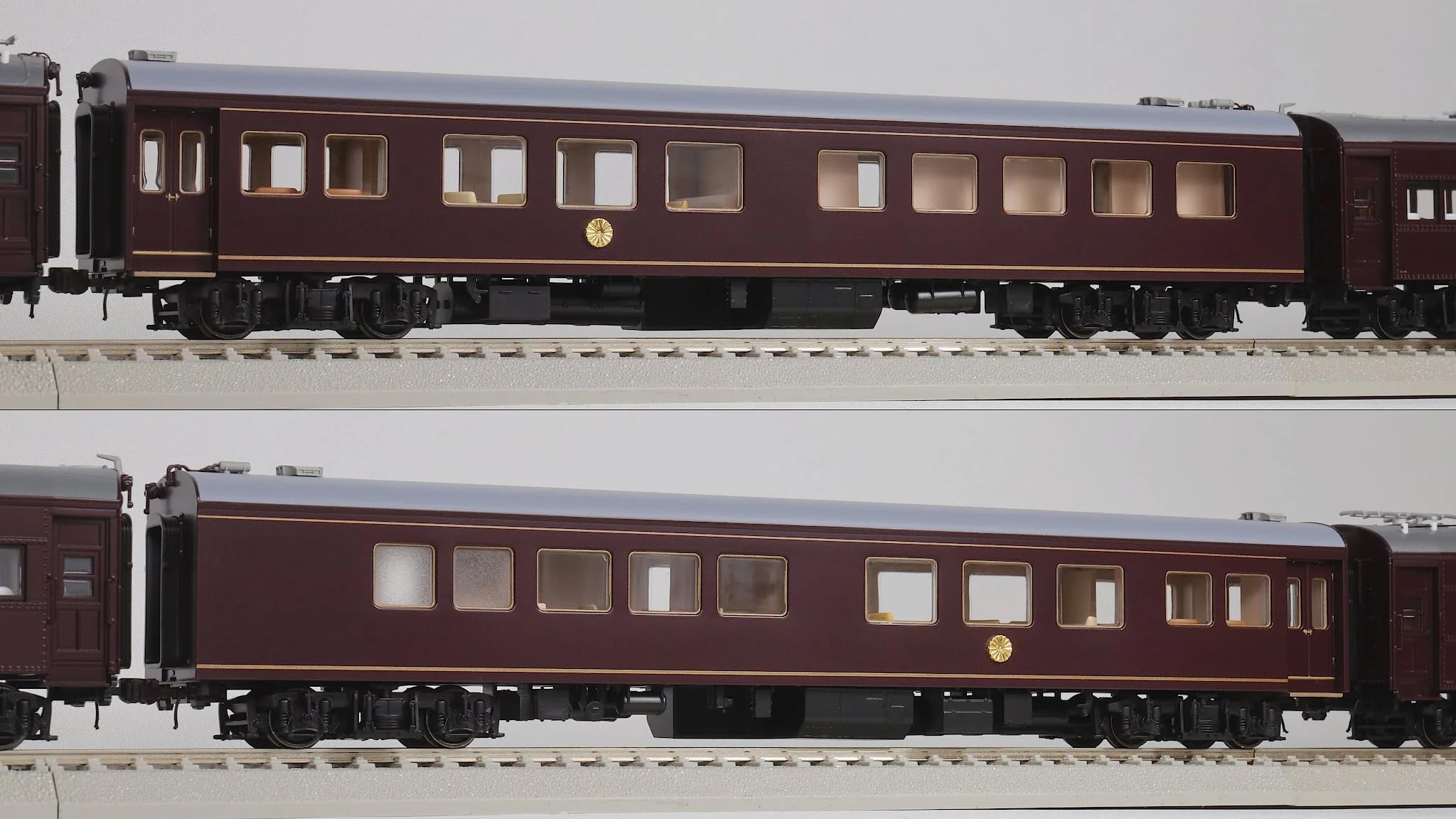 Amazon | 天賞堂 HOゲージ お召列車 1号編成 5輌セット 鉄道模型 客車