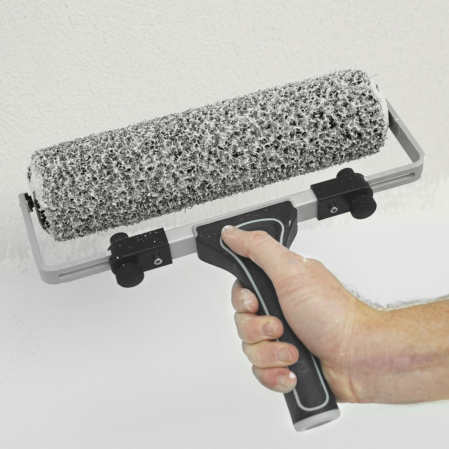 ROLLINGDOG 12" Drywall Compound Roller - Heavy Duty Drywall Texture Roller Putty Roller Brush for Spreading Wall Compound