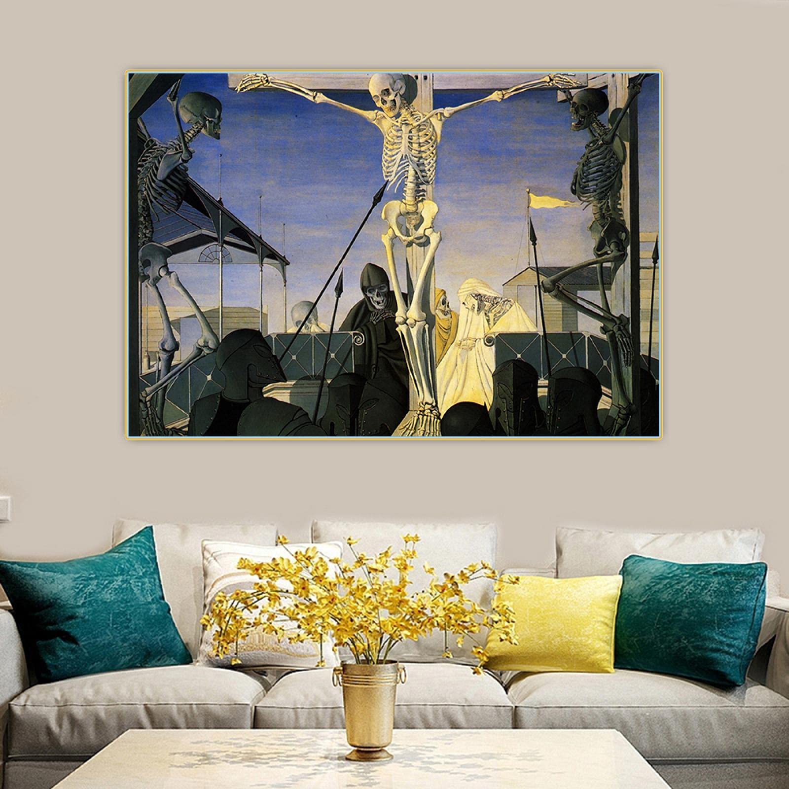 画集 シュールレアリズム SURREALISME DELVAUX Amazon.com: Youhu Paul Delvaux《Crucifixion, 1952》Surrealism