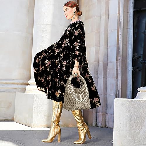 Miniatura 6 de Bolso tejido para mujer, bolso de mano plegable suave con asa superior, bolso Hobo de moda, bolsa compuesta con monedero