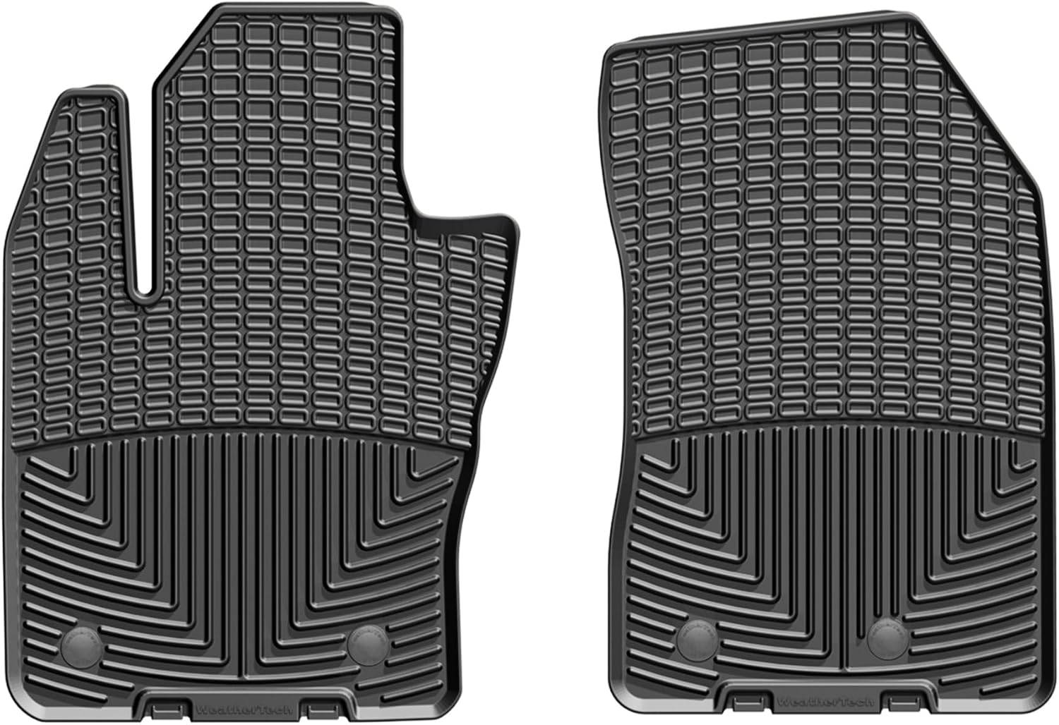 WeatherTech All-Weather Floor Mats for Jeep Renegade 1st Row (W397), Black