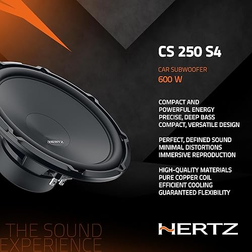 Miniatura 4 de HERTZ Cento Series CS-250-S4 Subwoofer SVC RMS de 4 ohmios de 10" (250 mm) 300 vatios