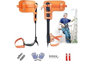 Leather Tree Climbing Spikes Set: The Ultimate Climbing Companion for Tree Work and Outdoor Adventures