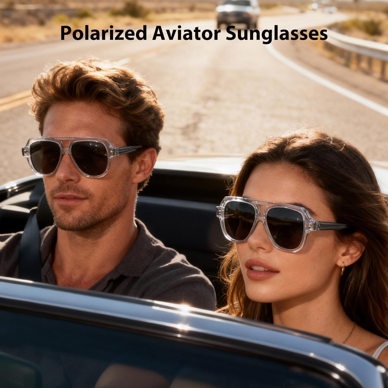 Cyxus Polarized Aviator Sunglasses for Women Men Anti Glare UV Protection for Driving Outdoor P1336 - Image 3