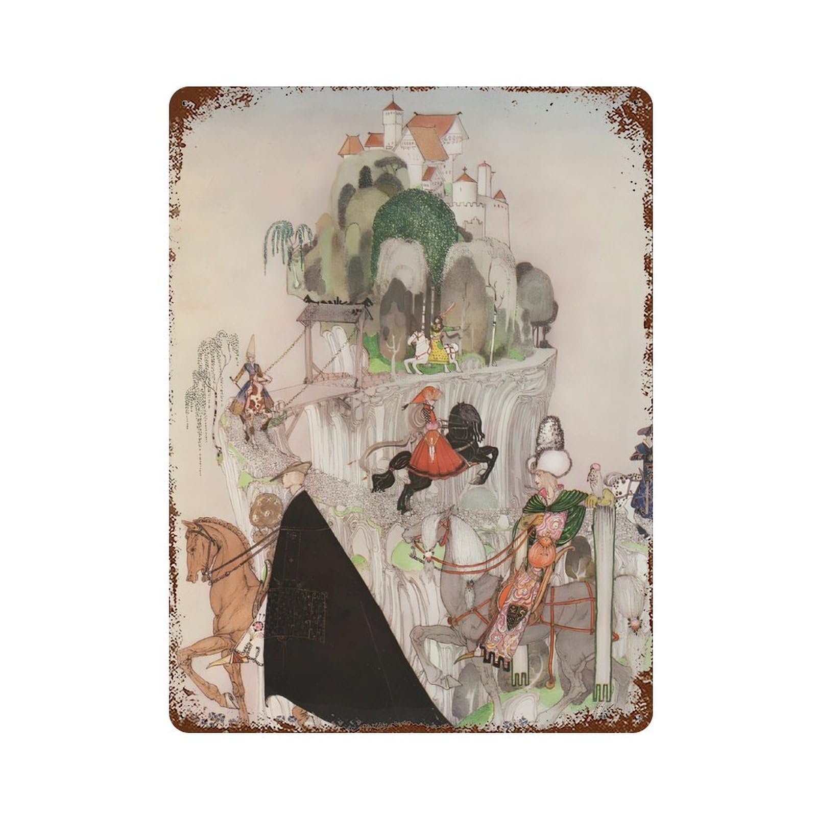 xiaoxiaoshen Artist Nielsen Kay (7) Wall Decor Art Metal Tin Poster Modern Home Decor Art Home Bar Shop Decorations Vintage Sign 40x30cm