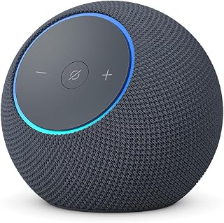 Amazon Echo Dot Max (Geração mais recente), smart speaker com Alexa, som envolvente e hub de casa inteligente integrado, ideal para sua sala de estar, Cor Grafite, com Acesso Antecipado à Alexa+