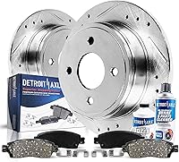 Vista 24 de Detroit Axle - Pastillas de cerámica traseras de repuesto de pinza de freno derecha para Infiniti G35 Nissan 350Z Murano Quest - Juego de 3 piezas