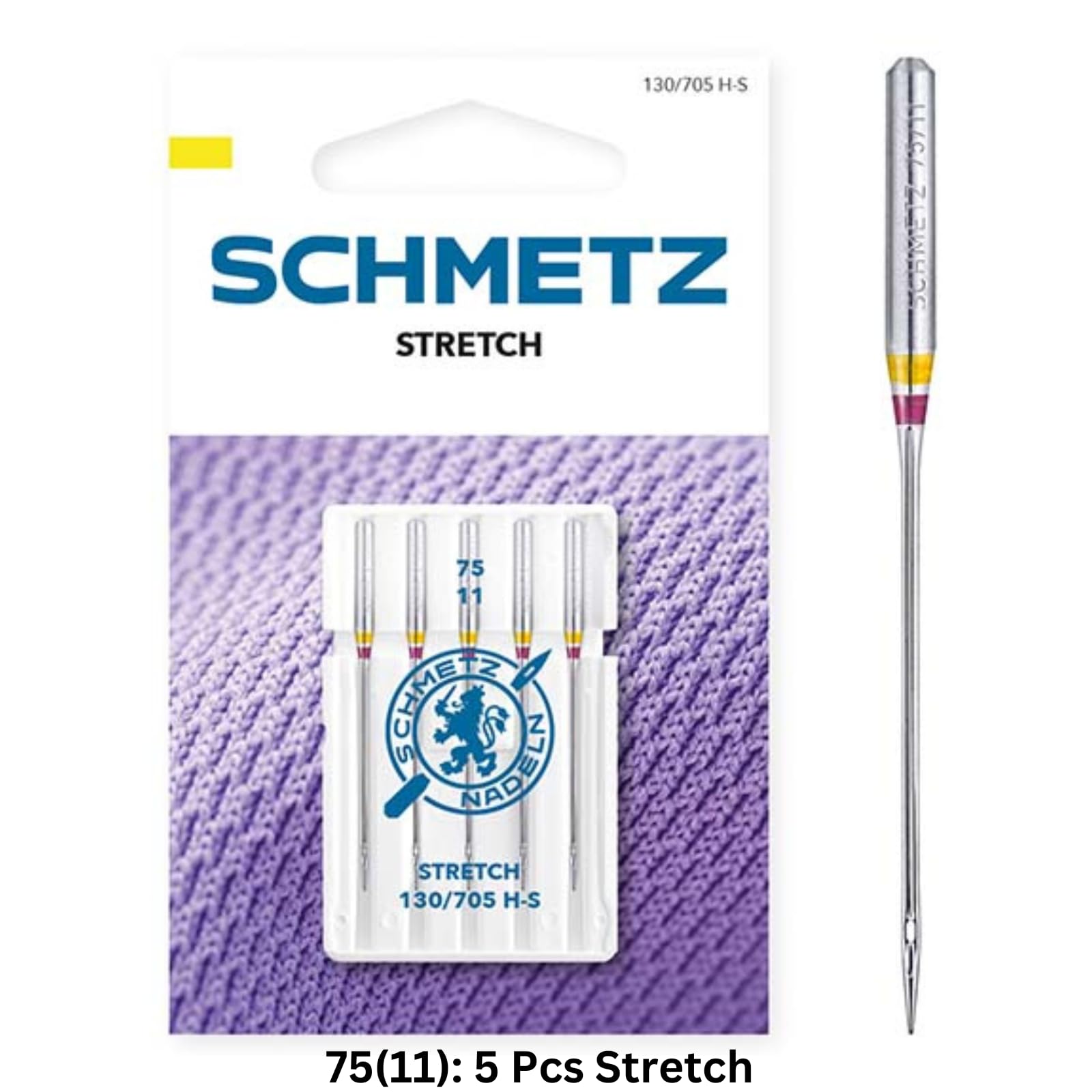 Schmetz Stretch Sewing Machine Needles, Size 75/11