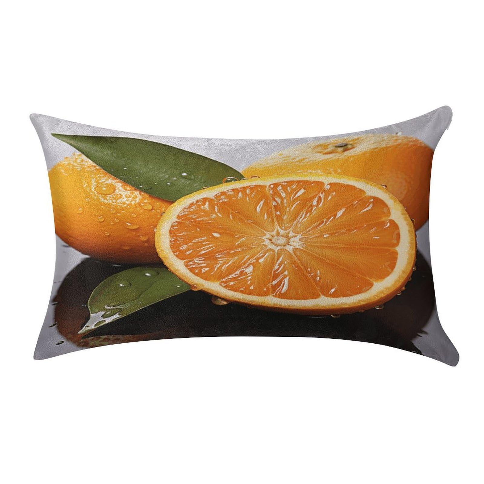 Fekiloot Style Orange Pillow Covers Home Decor Pillow Cases