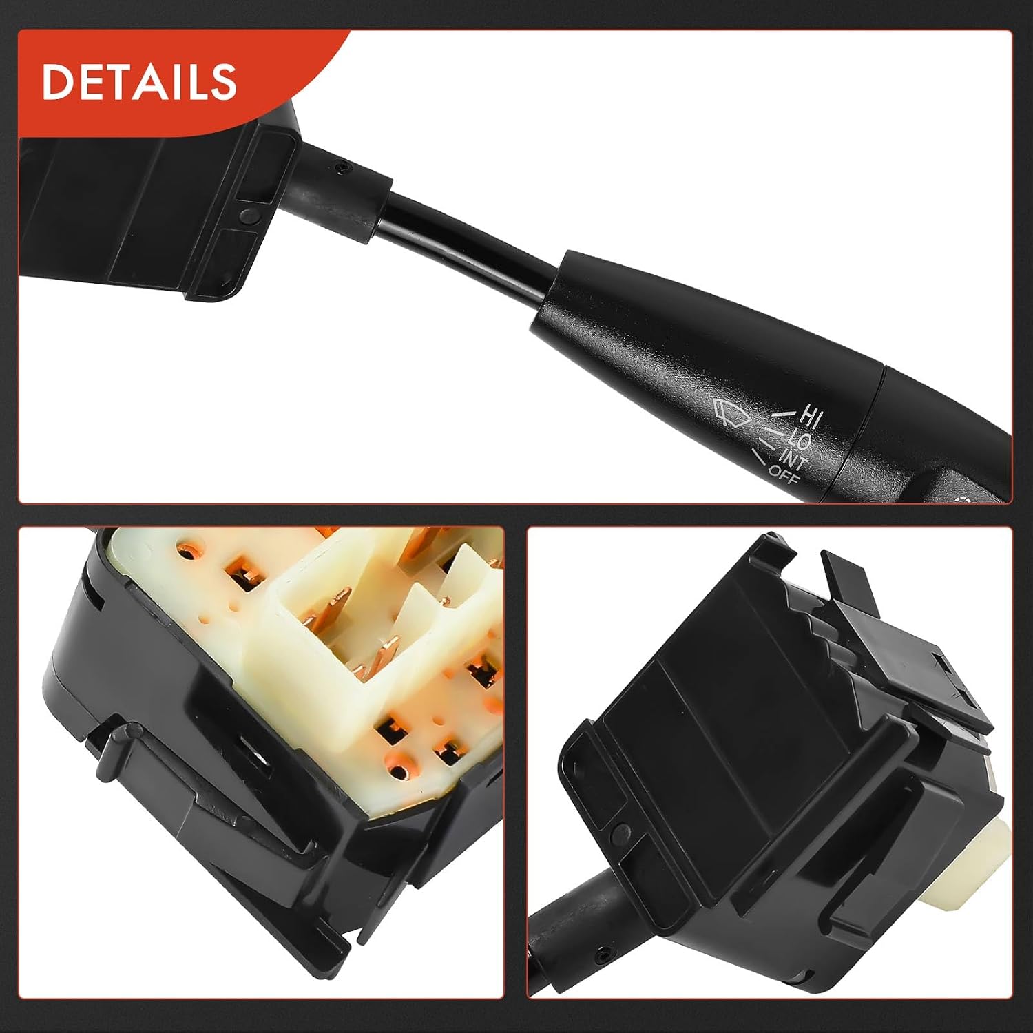 A-Premium Windshield Wiper Switch Assembly Compatible with Chevrolet Aveo 2004-2008, Aveo5 2006-2008 & Pontiac G3 2009, Wave 2005-2008