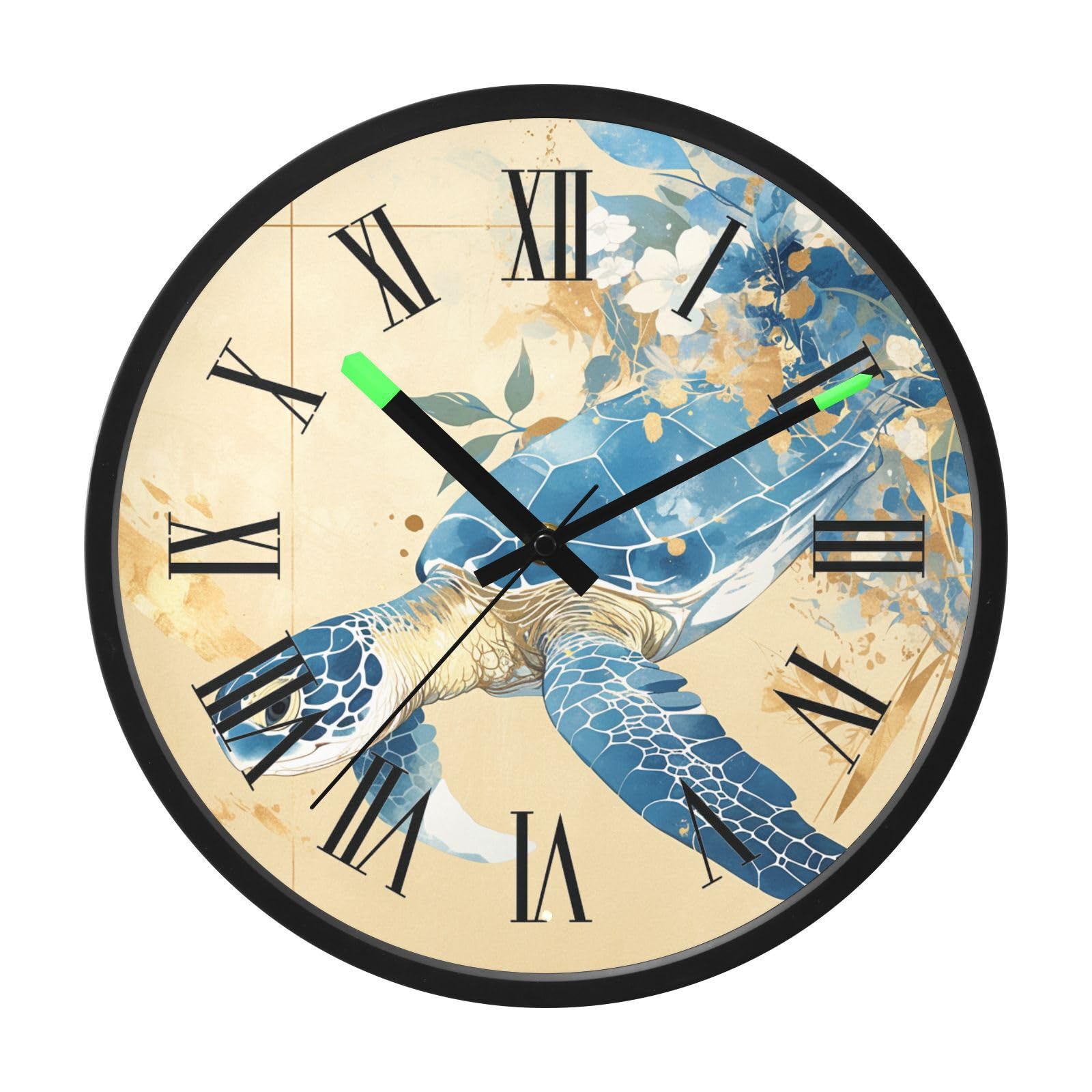 Horloge murale ronde lumineuse pour illuminer vos nuits de salon