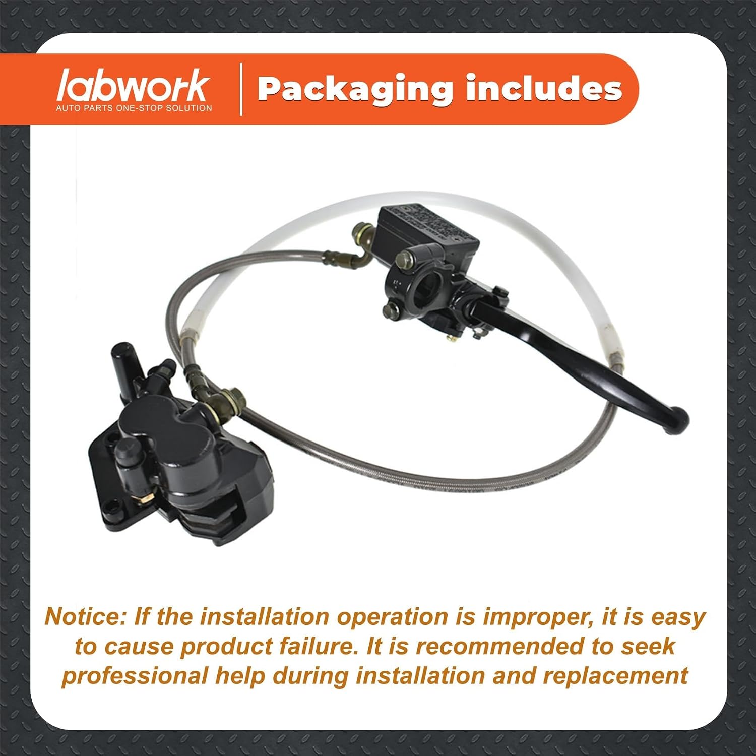 labwork Front Brake Caliper Master Cylinder Replacement for CRF022R TTR CRF70 CRF50 CRF110 70cc-160cc