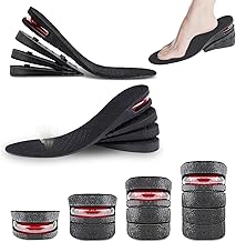 Plantillas Altura Hombre y Mujer,Alzas para Zapatos Hombre Mujer,Plantillas Elevadoras,Plantillas de Aumento de Altura Ajustable,Calzado Cojines Tamañoe,3-7.5cm Plantillas Zapatos con Cojín de Aire