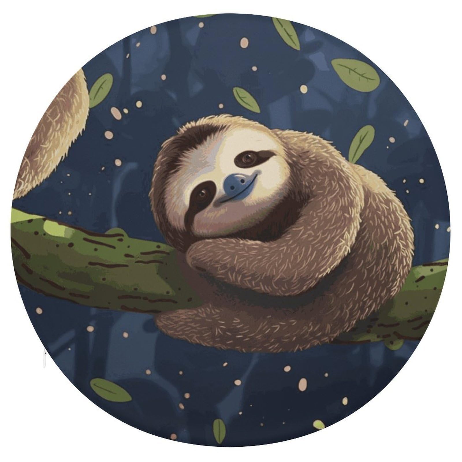 Adfgyerh Style Sloth Lazy Cushion Memory Foam Pillow Core，Seat Cushion Detachable Design，Chair Cushions Suitable For All Seasons, And Can Be Used In Offices, Dining Rooms, Homes, And Other Settings.