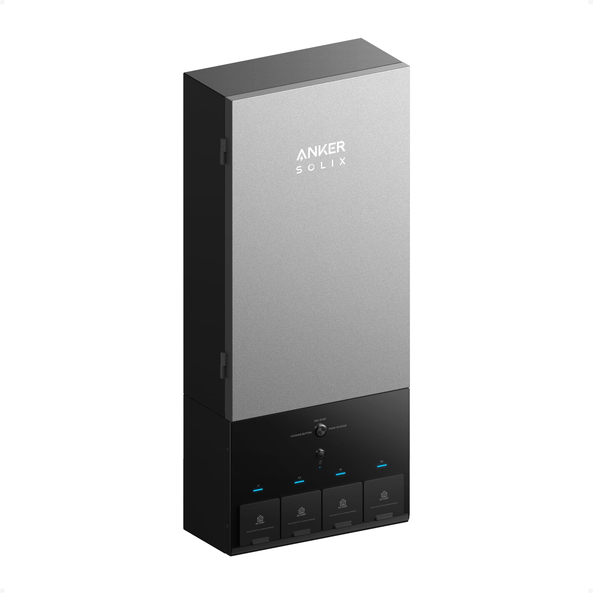 Anker SOLIX Power Dock, 200A Automatic Whole-Home Backup Transfer Switch for E10, ≤20ms Seamless Switchover, Reduce Up to 80% Bills, 12-Circuit Smart Prioritization, NEMA 3R