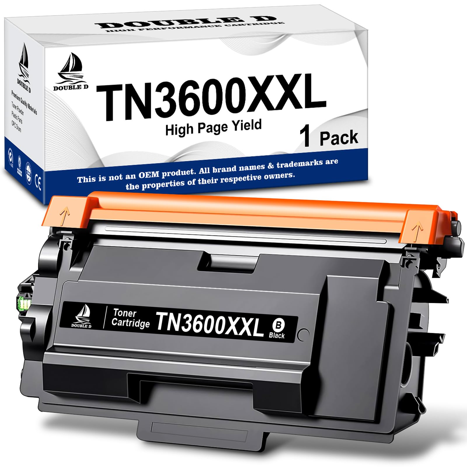 DOUBLE D TN-3600XXL compatibile con Brother TN-3600XXL TN3600 Toner per Brother MFC-L5710DW MFC-EX910 HL-L5210DW HL-L5210DN HL-L5215DN HL-L6210DW HL-L6410DN HL-L6415DN MFC-L5710DN DCP-L5510DW(1BK)