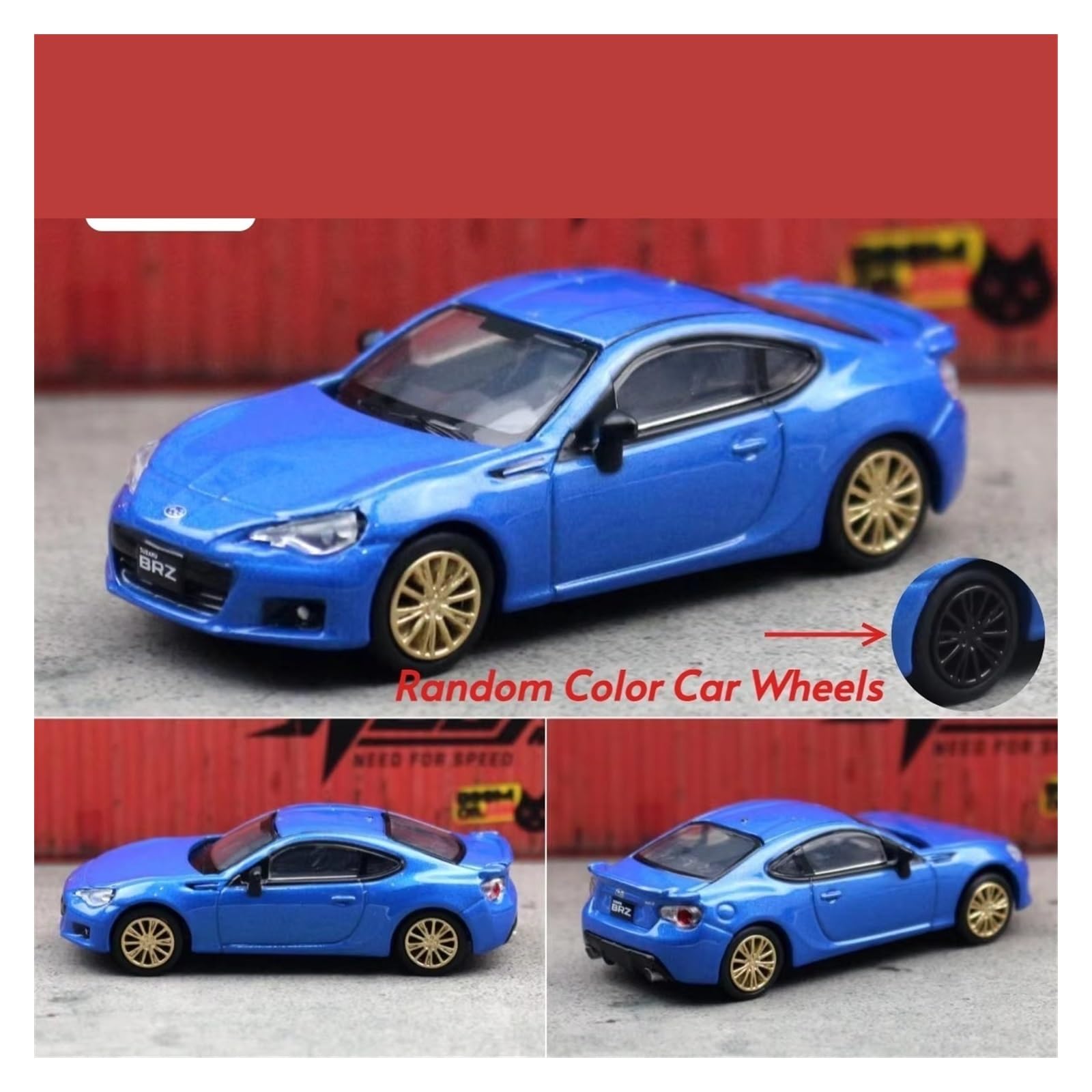 1/64 para BRZ 2020 Modelo De Coche De Juguete De Aleación De Metal Fundido A Presión Ruedas Libres Colección Regalo(BLU,No Box)