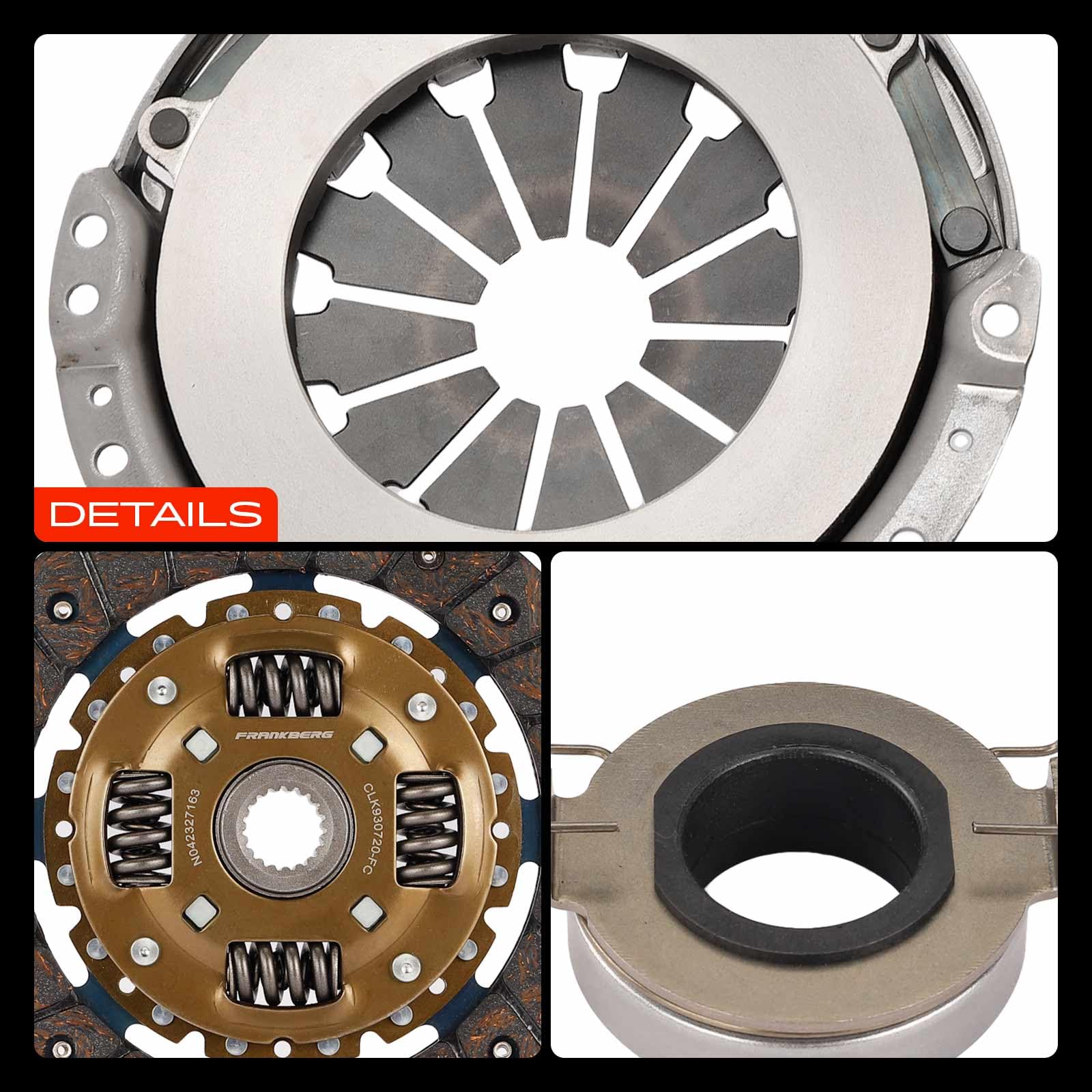 Frankberg Frizione Set frizione Compatibile con 107 PM PN C1 PM PN Aygo B1 Replace# 1608422380,619307200