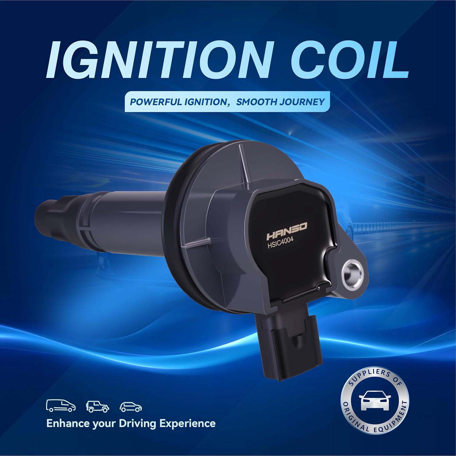 UF553 Set of 6 Ignition Coil Pack for Ford Edge Explorer Taurus Flex Lincoln MKZ MKS MKX Mazda CX9 CX-9 2007 2008 2009 2010 2011 2012 2013 2014 2015 3.5L 3.7L UF-595 5C1652 E1053