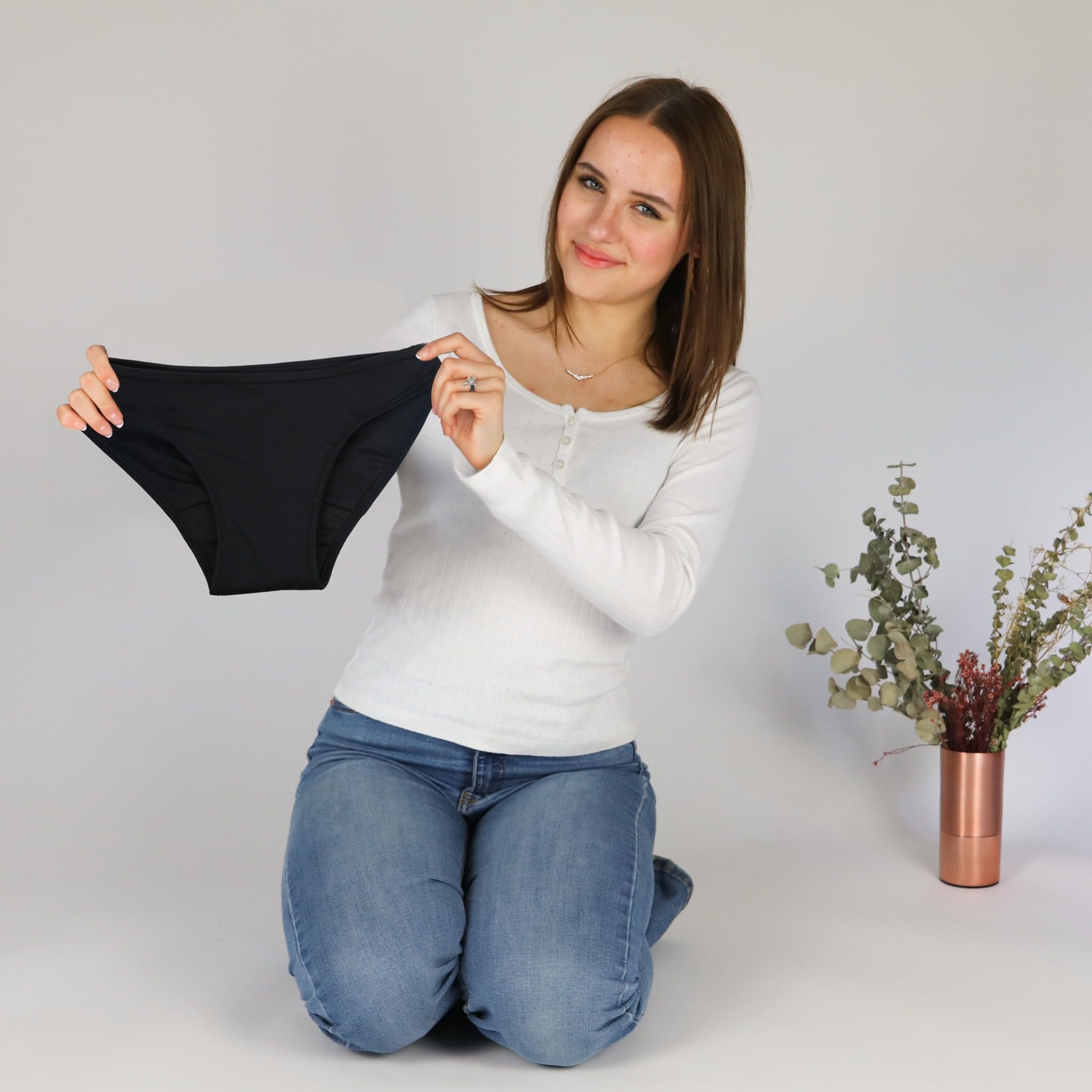 MYLILY Perioden Bikini Hose Teens | Bikini Mädchen Low Waist für Teenager & Mädchen | perioden bademode zum Schwimmen