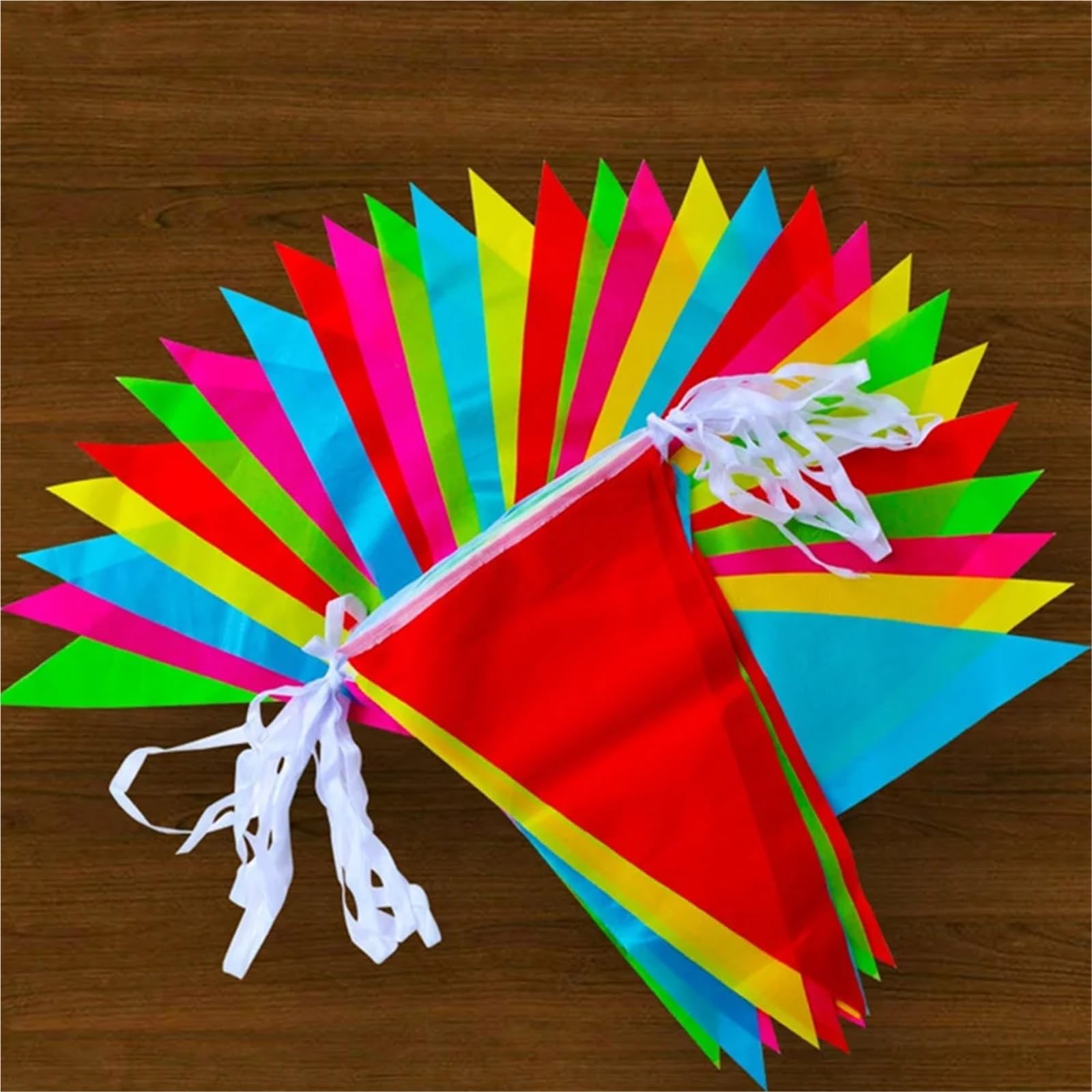 Banderín Bunting 5 banderines Multicolores de 80 m con diseño de Feliz cumpleaños, Guirnalda Colgante. para Jardín Cumpleaños Boda