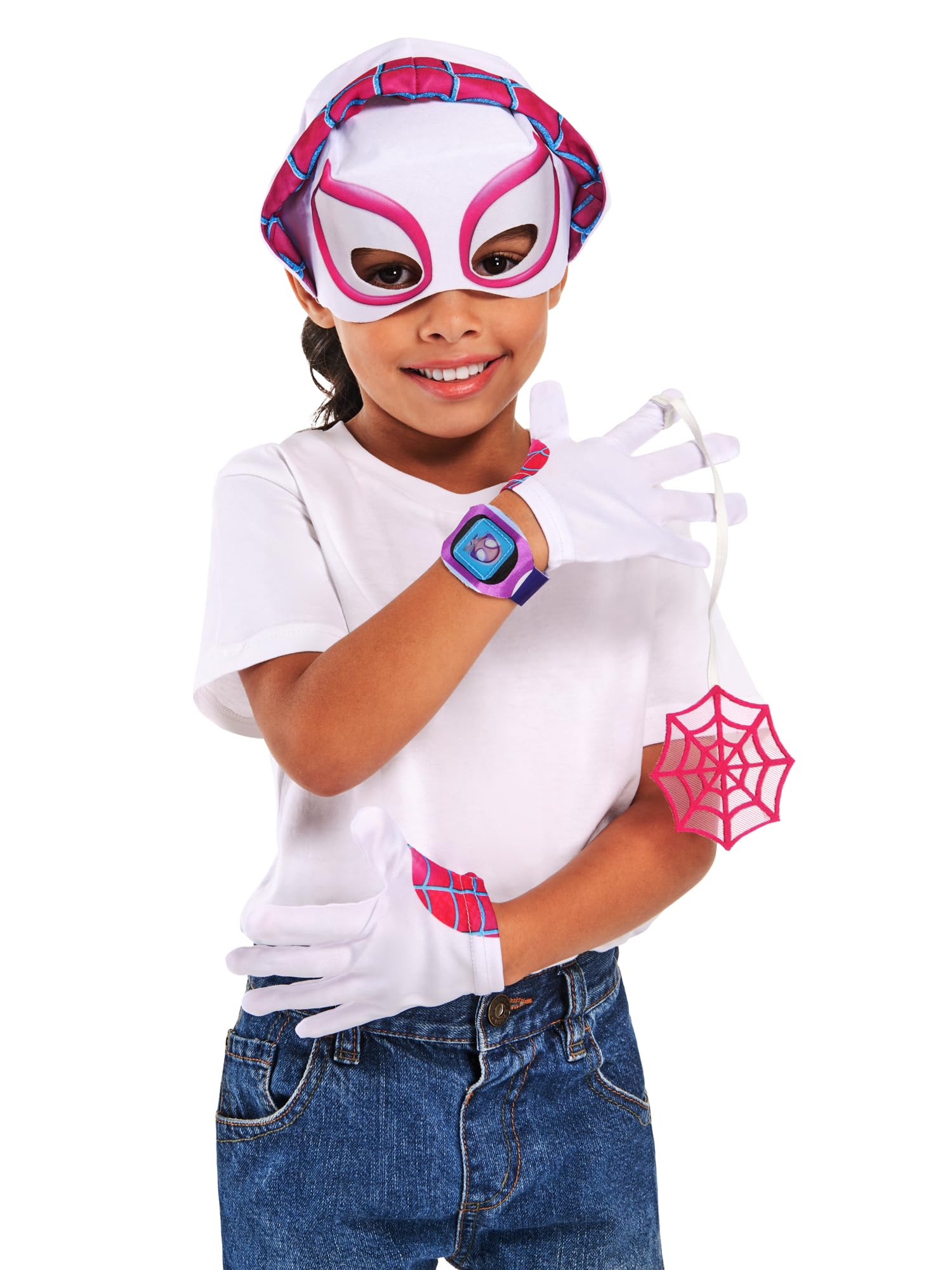 Rubies Official Marvel Spidey And His Amazing Friends Ghost-Spider Toddler Dress Up Accessory Set Halloween Halloween