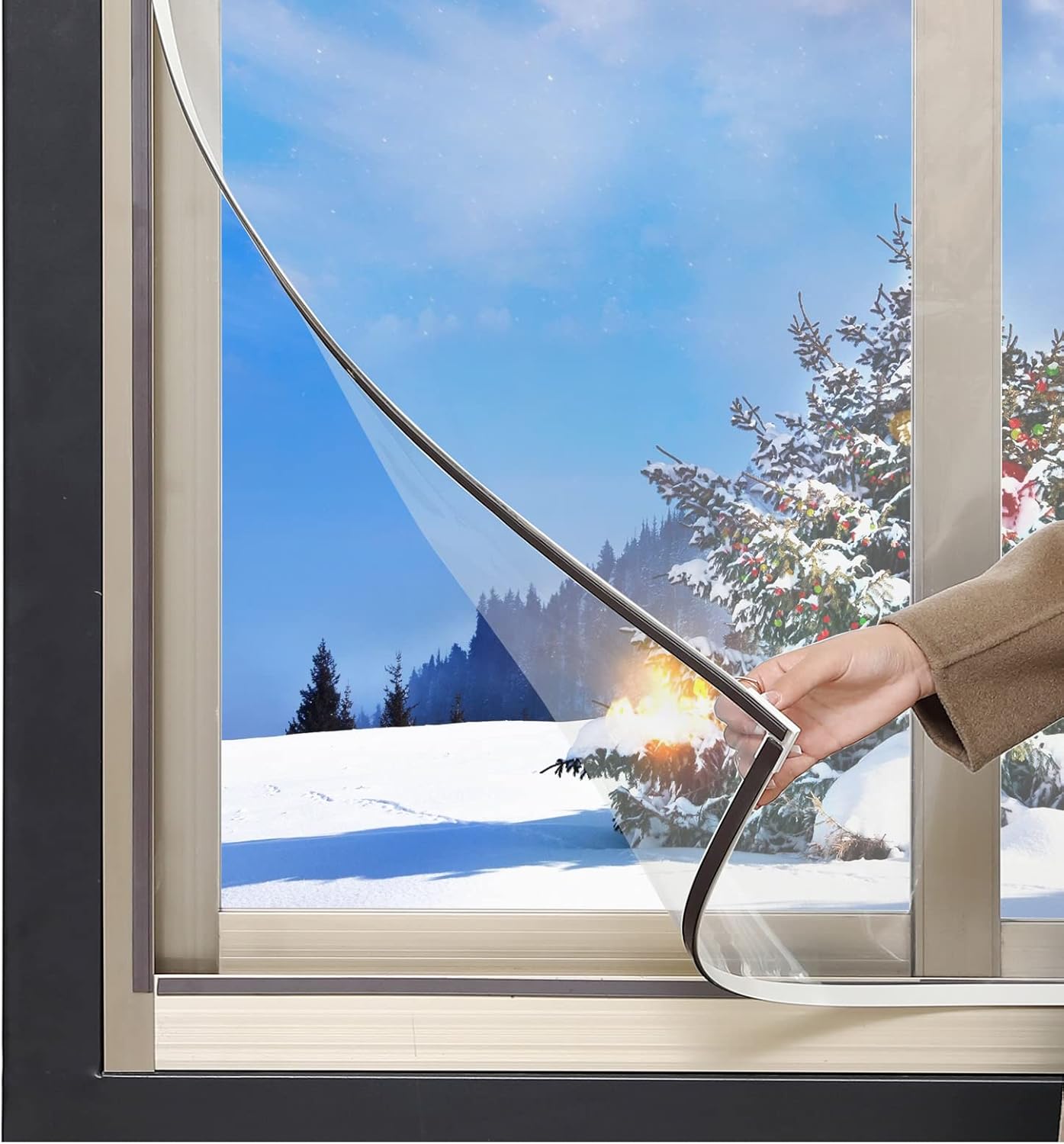 DIY Window Insulation Kit Indoor Film for Heat and Cold (56