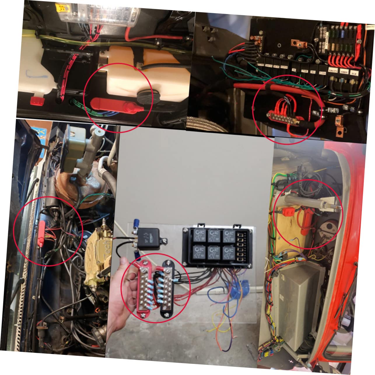 Mikinona Busbar 12 Vie 48v 150a Morsettiera Blocco Di Distribuzione Energia Per Auto, Yacht e Camion Uso Industriale e Cablaggio Marino Morsetti Antiossidanti e Connessioni Rapide