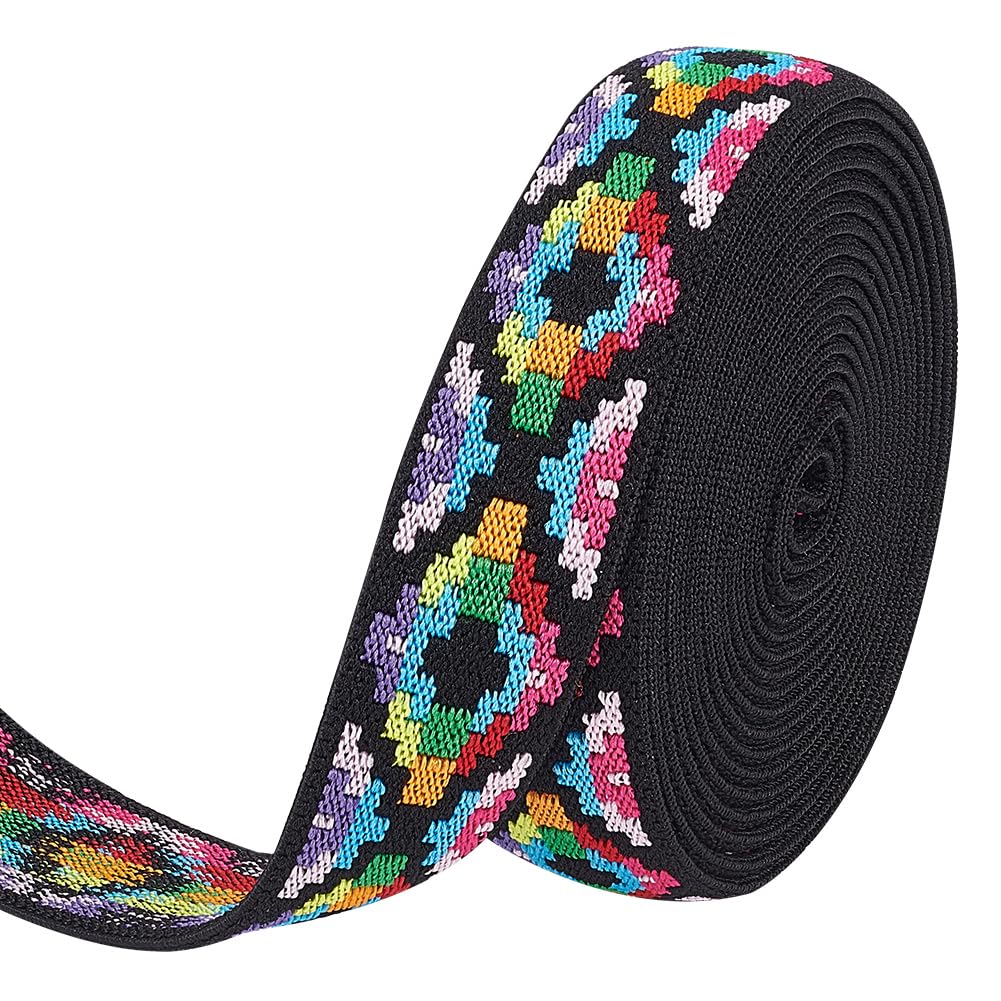 Ruban élastique jacquard vintage pour ajuster et décorer vos vêtements de couture