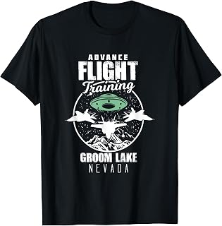 Advanced Flight Training Groom Lake Nevada T-Shirt