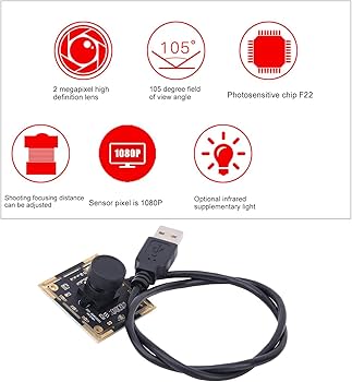 Amazon.co.jp: V22 カメラモジュール 105 度広角カメラレンズ