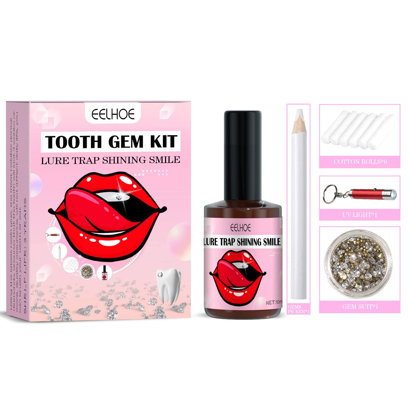 Diy Tooth Gem Kit Diy Teeth Jewelry Starter Kit Glue Desertcart