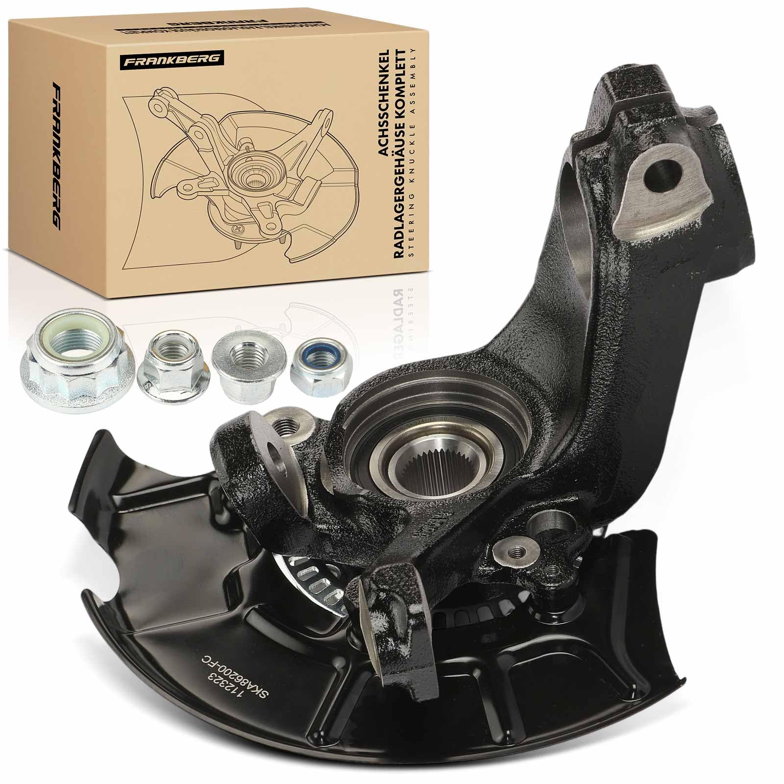 Frankberg 2x Kits Roulements Roue Avant Pour Audi A4, A6 - Référence 8D0498625C